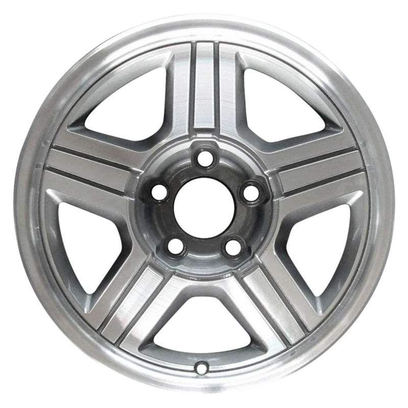 1999 gmc sonoma wheel 16 machined charcoal aluminum 5 lug w5048mc 14