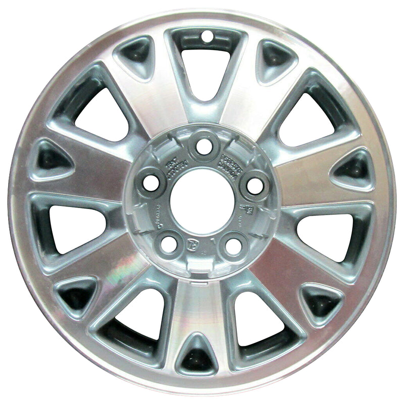 1999 chevrolet s10 wheel 15 polished aluminum 5 lug w5064p 25