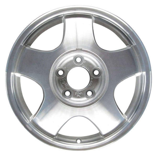 1998 chevrolet monte wheel 16 machined silver aluminum 5 lug w5067ms 3