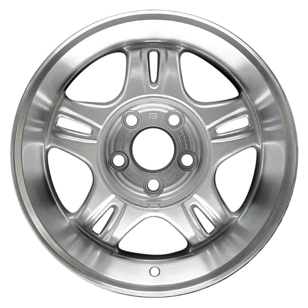 2003 gmc sonoma wheel 16 machined silver aluminum 5 lug w5069ms 5