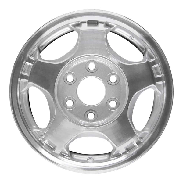 2005 chevrolet astro wheel 16 machined silver aluminum 6 lug w5073ms 11