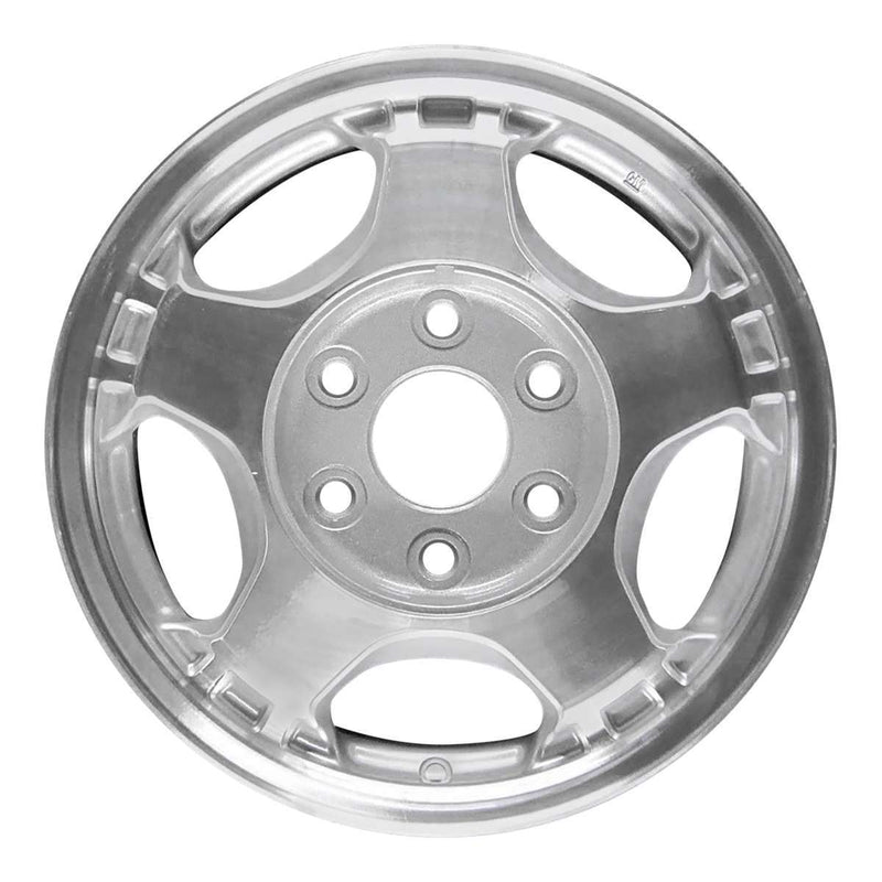 2005 chevrolet astro wheel 16 machined silver aluminum 6 lug w5073ms 11