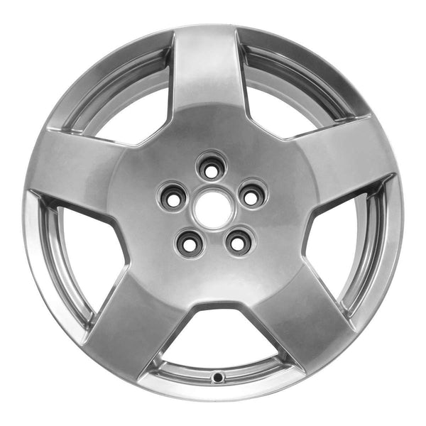 2008 chevrolet malibu wheel 18 machined silver aluminum 5 lug rw5087ms 3