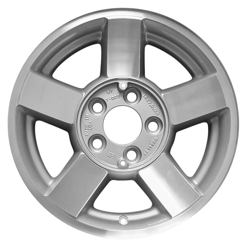 2000 chevrolet tahoe wheel 16 machined silver aluminum 5 lug w5108ms 1