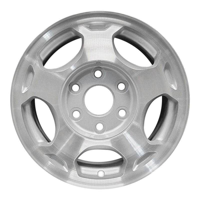 2007 chevrolet silverado wheel 16 machined silver aluminum 6 lug rw5154ms 3