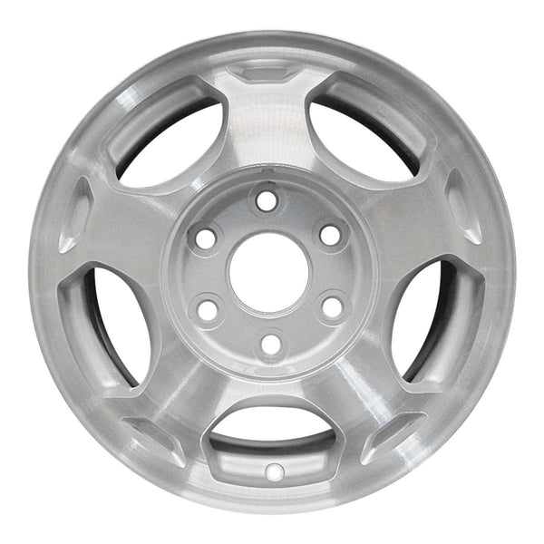 2006 chevrolet silverado wheel 16 machined silver aluminum 6 lug rw5154ms 2