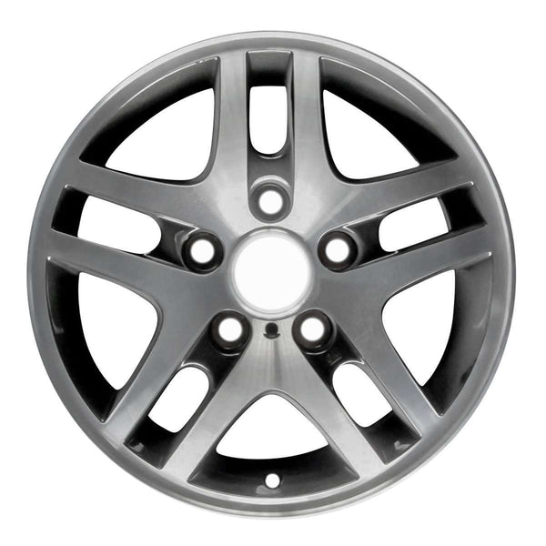 2002 chevrolet s10 wheel 15 machined charcoal aluminum 5 lug w5159mc 1