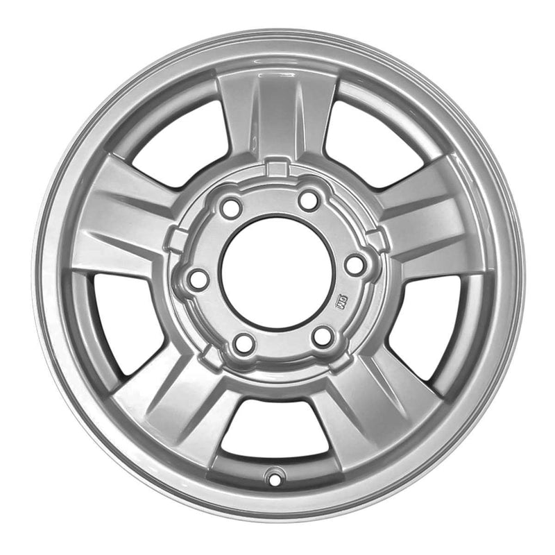 2005 chevrolet colorado wheel 15 silver aluminum 6 lug w5186s 5