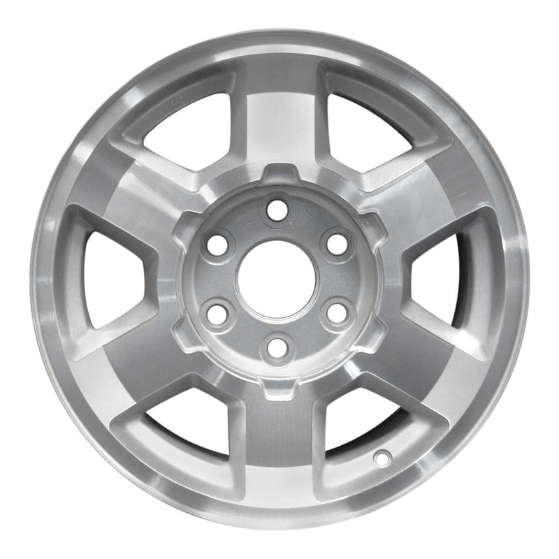 2004 chevrolet tahoe wheel 17 machined silver aluminum 6 lug rw5193ms 2