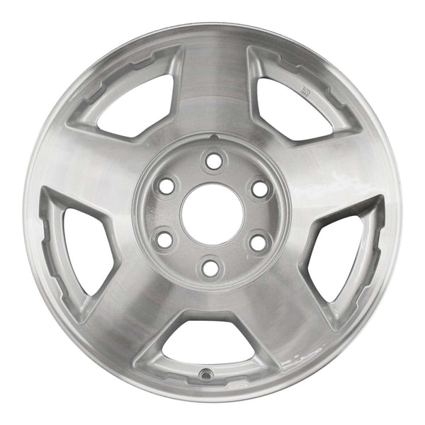 2007 chevrolet suburban wheel 17 machined silver aluminum 6 lug rw5196ms 9