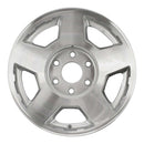 2005 chevrolet silverado wheel 17 machined silver aluminum 6 lug rw5196ms 11