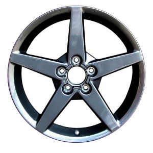 2008 chevrolet corvette wheel 18 charcoal aluminum 5 lug w5207c 4