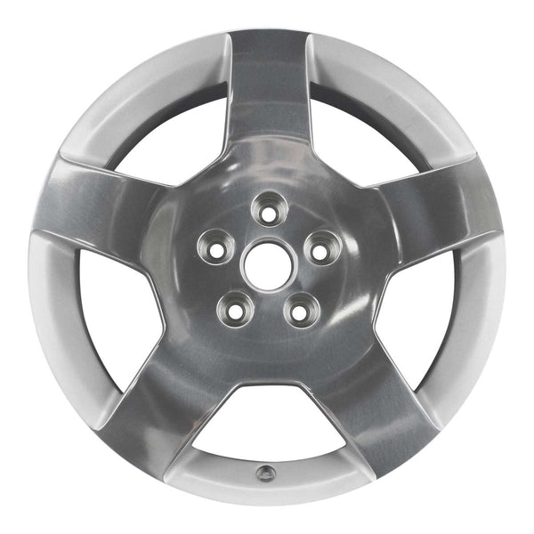 2010 chevrolet cobalt wheel 17 polished silver aluminum 5 lug rw5215ps 6