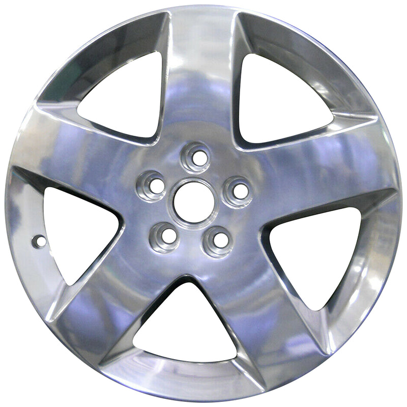 2010 chevrolet hhr wheel 17 polished aluminum 5 lug w5248p 6