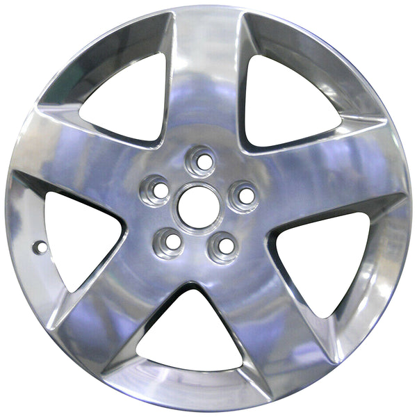 2005 chevrolet hhr wheel 17 polished aluminum 5 lug w5248p 1