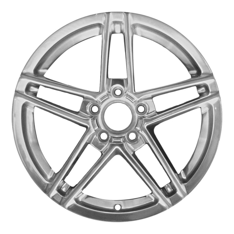 2010 chevrolet corvette wheel 18 polished aluminum 5 lug w5271p 4