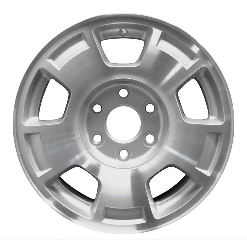 2012 chevrolet suburban wheel 17 machined silver aluminum 6 lug rw5299ms 6