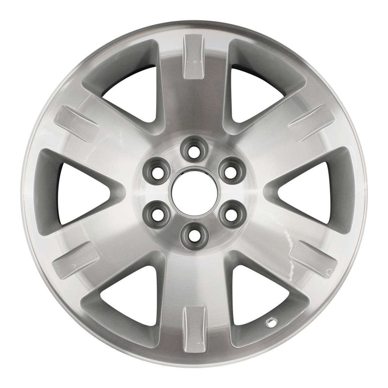 2007 gmc sierra wheel 20 machined silver aluminum 6 lug rw5306ms 12