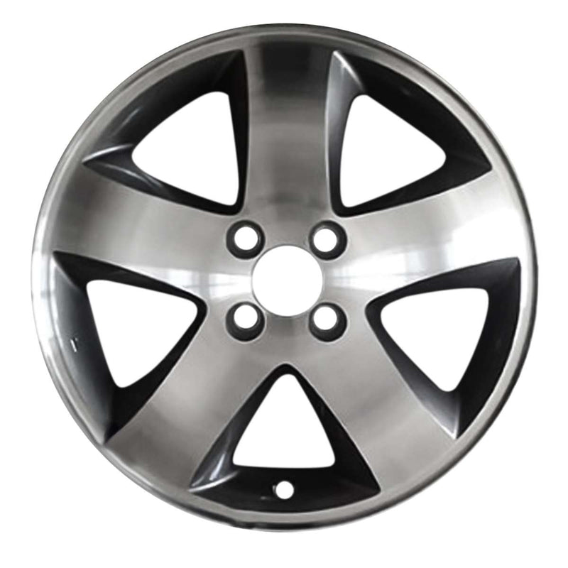 2008 pontiac wave wheel 16 machined charcoal aluminum 4 lug w5352mc 2