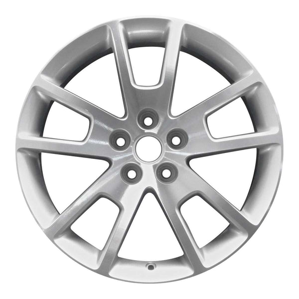 2010 chevrolet malibu wheel 18 machined silver aluminum 5 lug rw5361ms 3