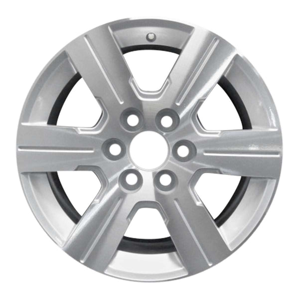 2012 chevrolet traverse wheel 18 machined silver aluminum 6 lug rw5408ms 4