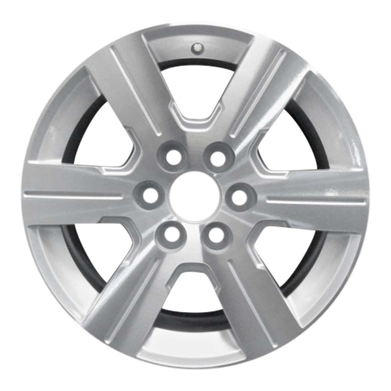 2014 chevrolet traverse wheel 18 machined silver aluminum 6 lug rw5408ms 6