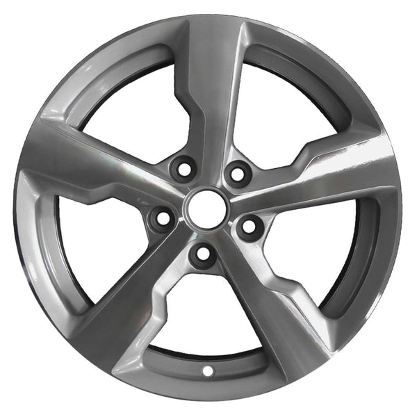 2012 chevrolet volt wheel 17 machined silver aluminum 5 lug w5481ms 2