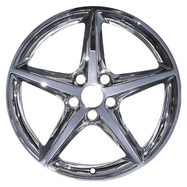 2013 chevrolet corvette wheel 19 chrome aluminum 5 lug w5489chr 3