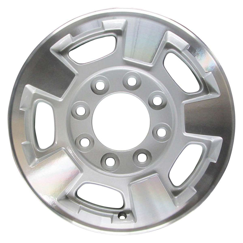 2013 chevrolet silverado wheel 17 machined silver aluminum 8 lug rw5500ms 25