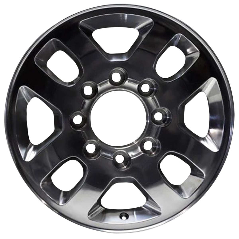 2018 chevrolet silverado wheel 18 polished aluminum 8 lug w5502p 8