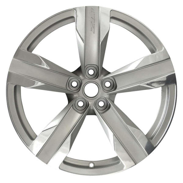 2012 chevrolet camaro wheel 20 polished silver aluminum 5 lug w5532ps 1