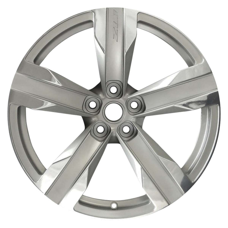 2012 chevrolet camaro wheel 20 polished silver aluminum 5 lug w5533ps 1