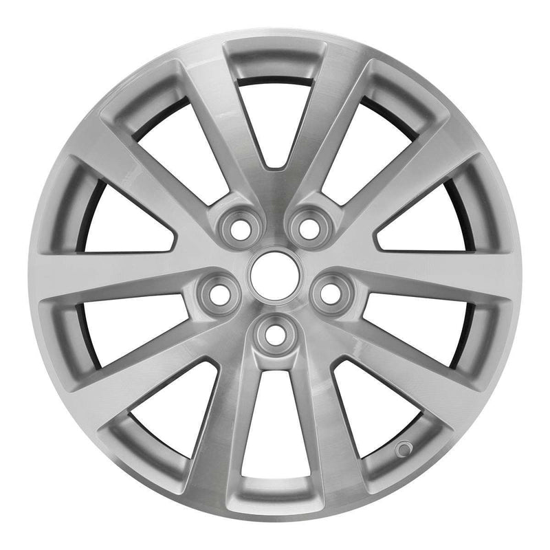 2016 chevrolet malibu wheel 18 machined silver aluminum 5 lug rw5560ms 4