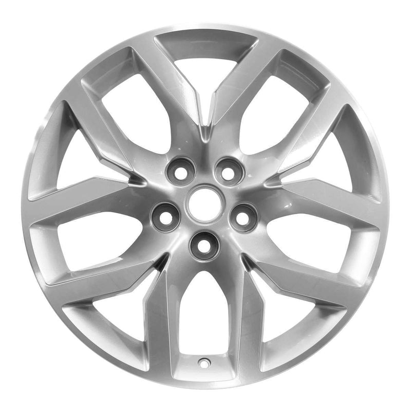 2015 chevrolet impala wheel 19 machined silver aluminum 5 lug rw5614ms 2