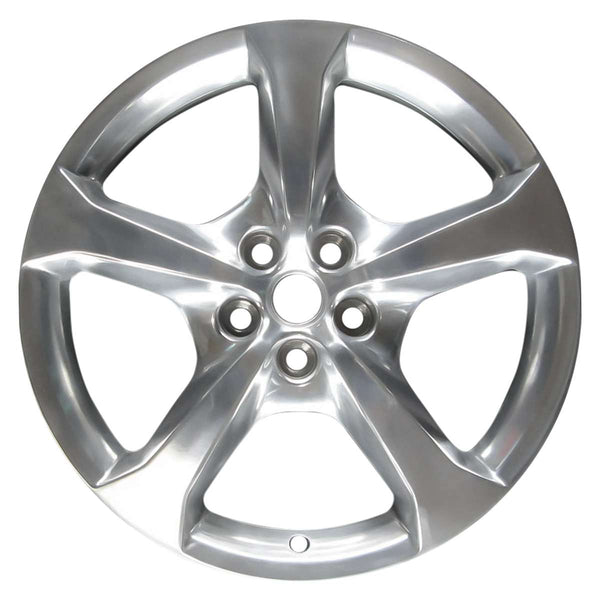 2014 chevrolet camaro wheel 20 polished aluminum 5 lug w5627p 2