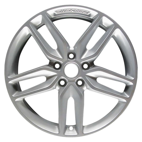 2014 chevrolet corvette wheel 19 silver aluminum 5 lug w5635s 4