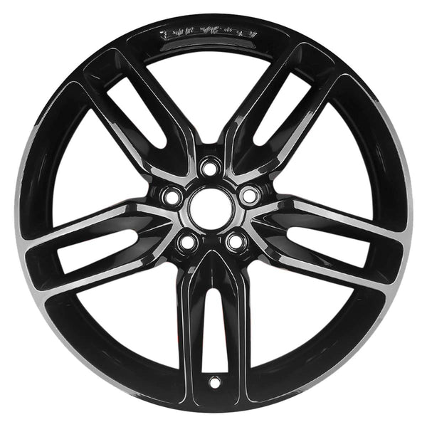 2014 chevrolet corvette wheel 19 black aluminum 5 lug w5635b 4