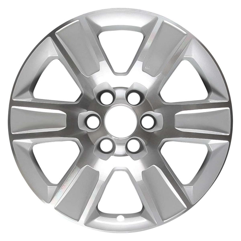 2016 gmc sierra wheel 20 machined silver aluminum 6 lug w5650ms 3