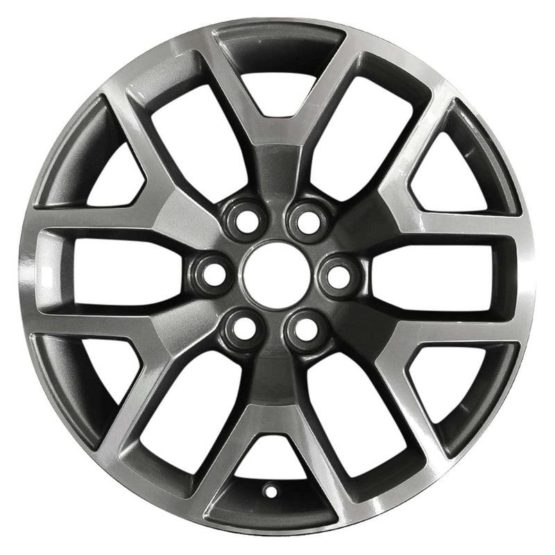 2017 gmc canyon wheel 17 machined charcoal aluminum 6 lug w5692mc 3