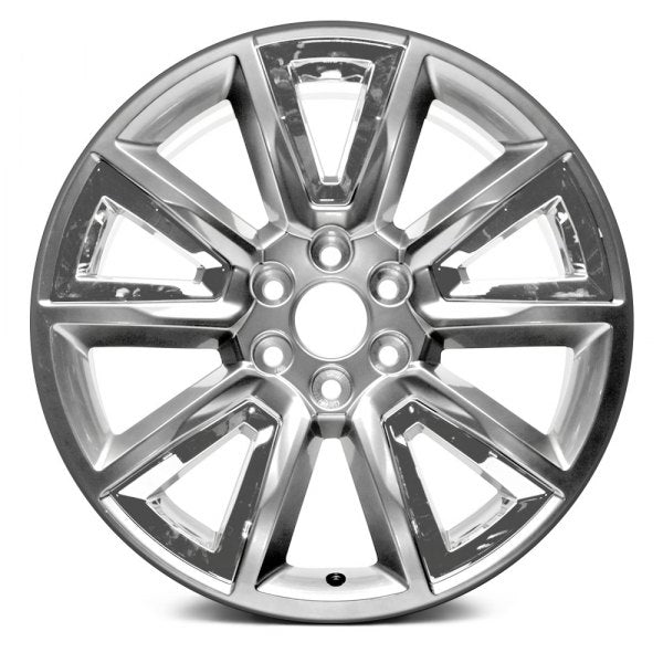 2018 chevrolet suburban wheel 22 silver aluminum 6 lug rw5696s 7