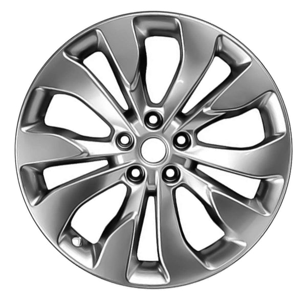 2018 chevrolet malibu wheel 19 light hyper aluminum 5 lug rw5718lh 3