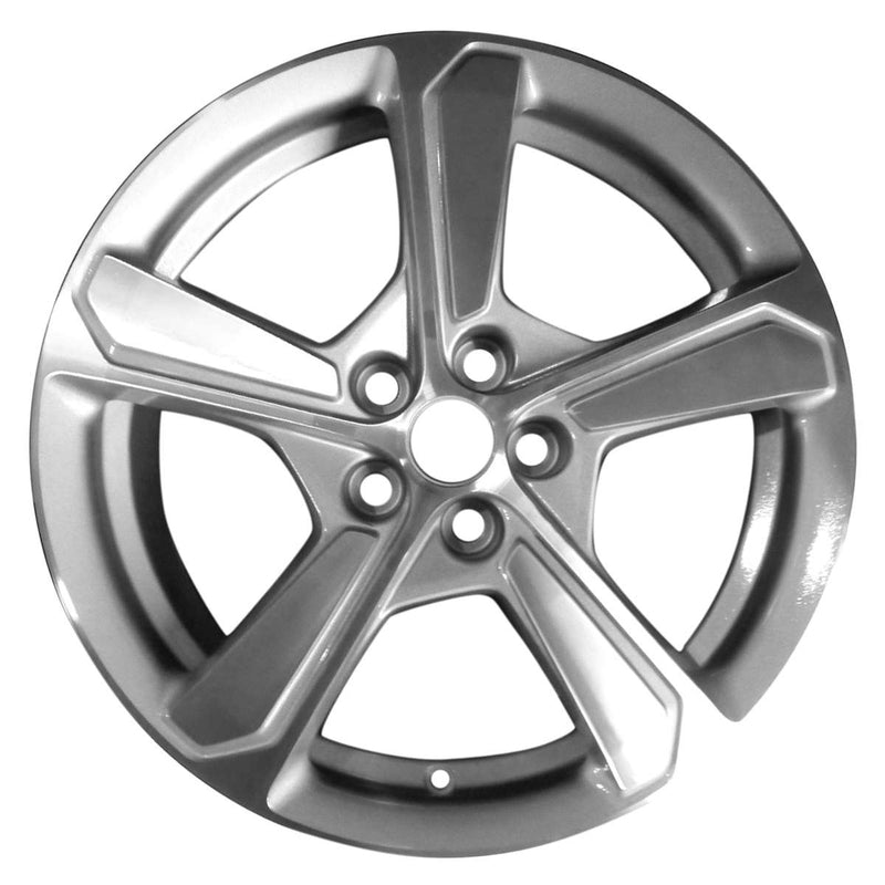 2016 chevrolet volt wheel 17 machined silver aluminum 5 lug w5723ms 1