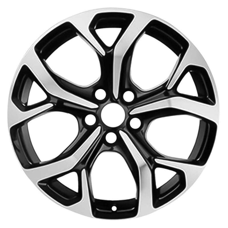 2019 chevrolet volt wheel 17 machined black aluminum 5 lug w5724mb 4