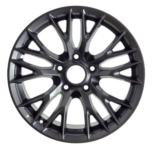 2016 chevrolet corvette wheel 19 black aluminum 5 lug w5734b 1