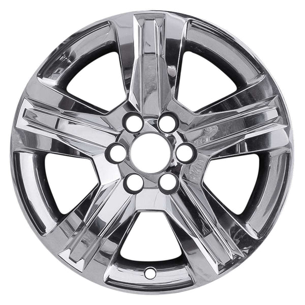 2017 chevrolet silverado wheel 20 chrome clad aluminum 6 lug w5755chr 2