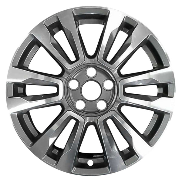 2017 gmc terrain wheel 19 machined charcoal aluminum 5 lug w5768mc 2