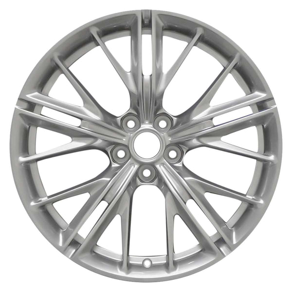 2018 chevrolet camaro wheel 20 silver aluminum 5 lug w5773s 2