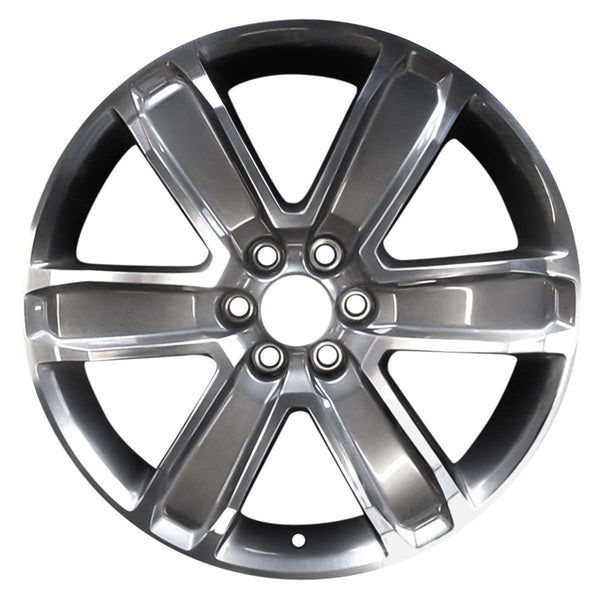 2021 chevrolet blazer wheel 20 machined charcoal aluminum 6 lug w5794mc 17