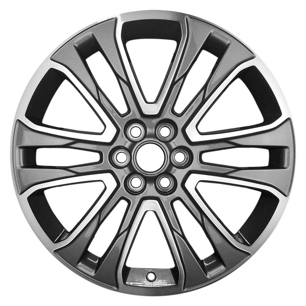 2017 gmc acadia wheel 20 machined dark charcoal aluminum 6 lug w5800mdc 1