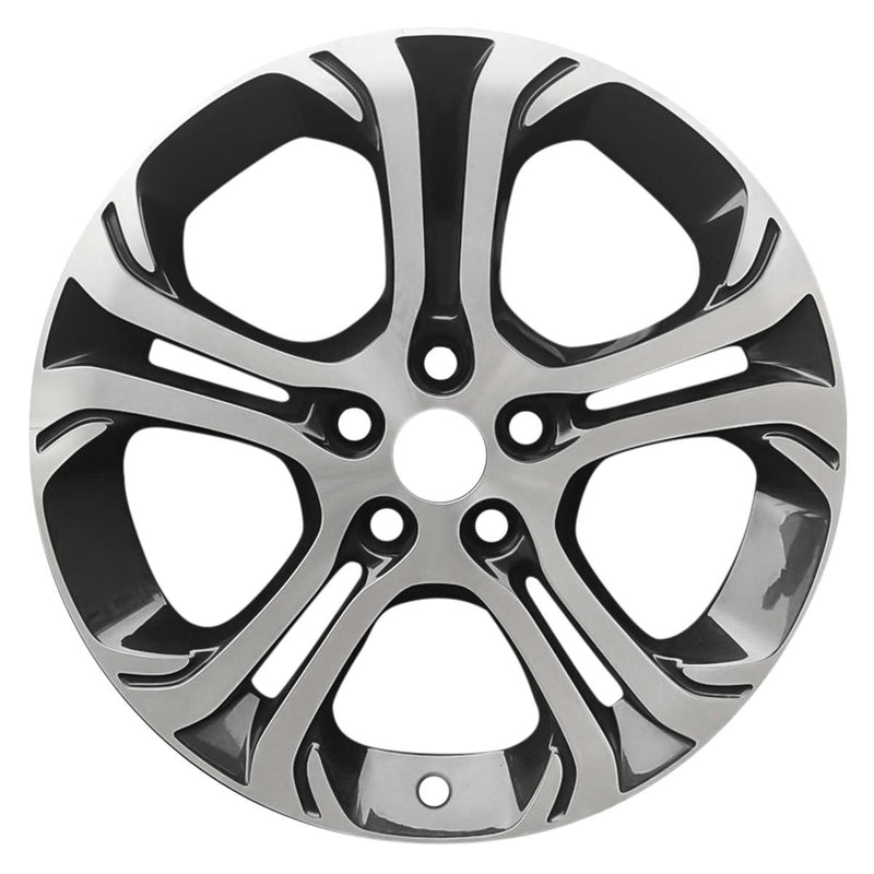 2019 chevrolet bolt wheel 17 machined black aluminum 5 lug w5813mb 3